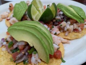 ceviche tostada